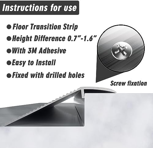 Aluminum Floor Transition Strip Threshold 36in