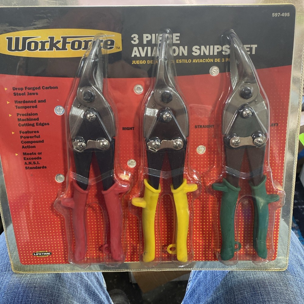 New workforce 3 piece aviation snips