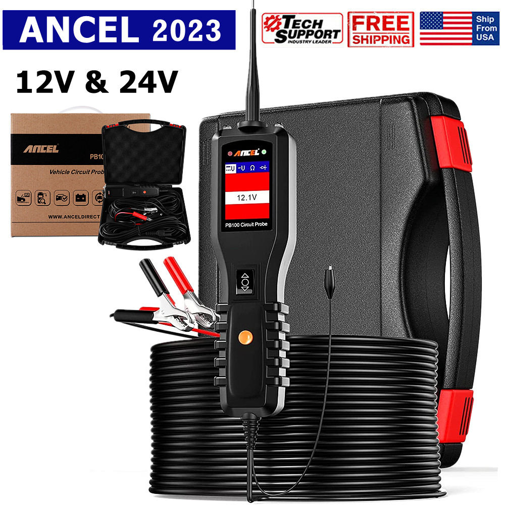 Ancel PB100 Circuit Tester Probe Electrical System Car Diagnostic Tool 12V 24V