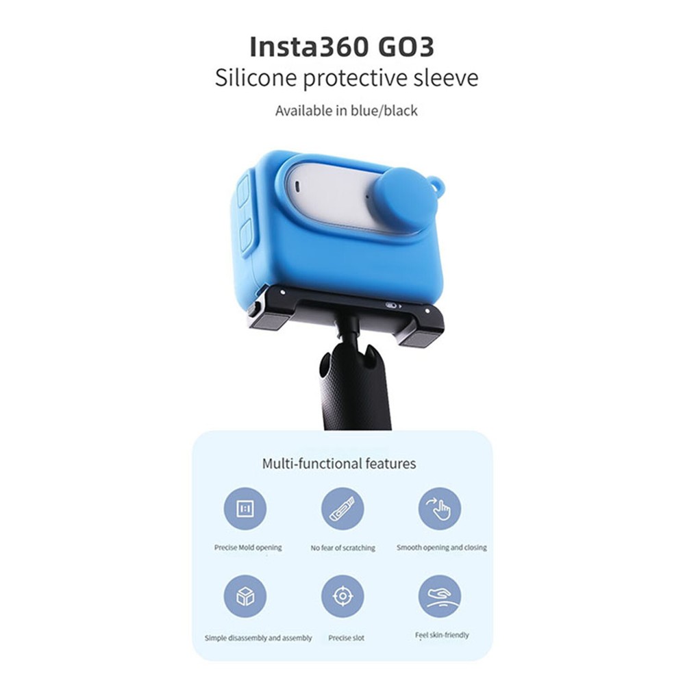 Thumb Camera Silicone Protective Case Cameras Accessories for Insta360 GO3
