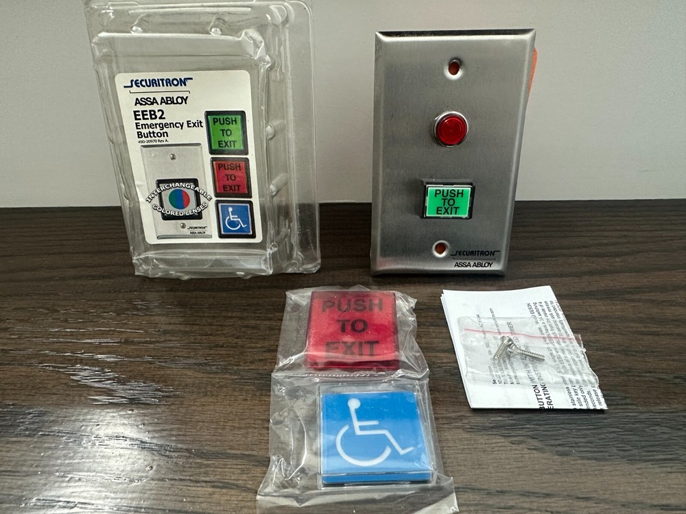 NEW Securitron EEB2 Emergency Exit Button FREE SHIPPING !!!