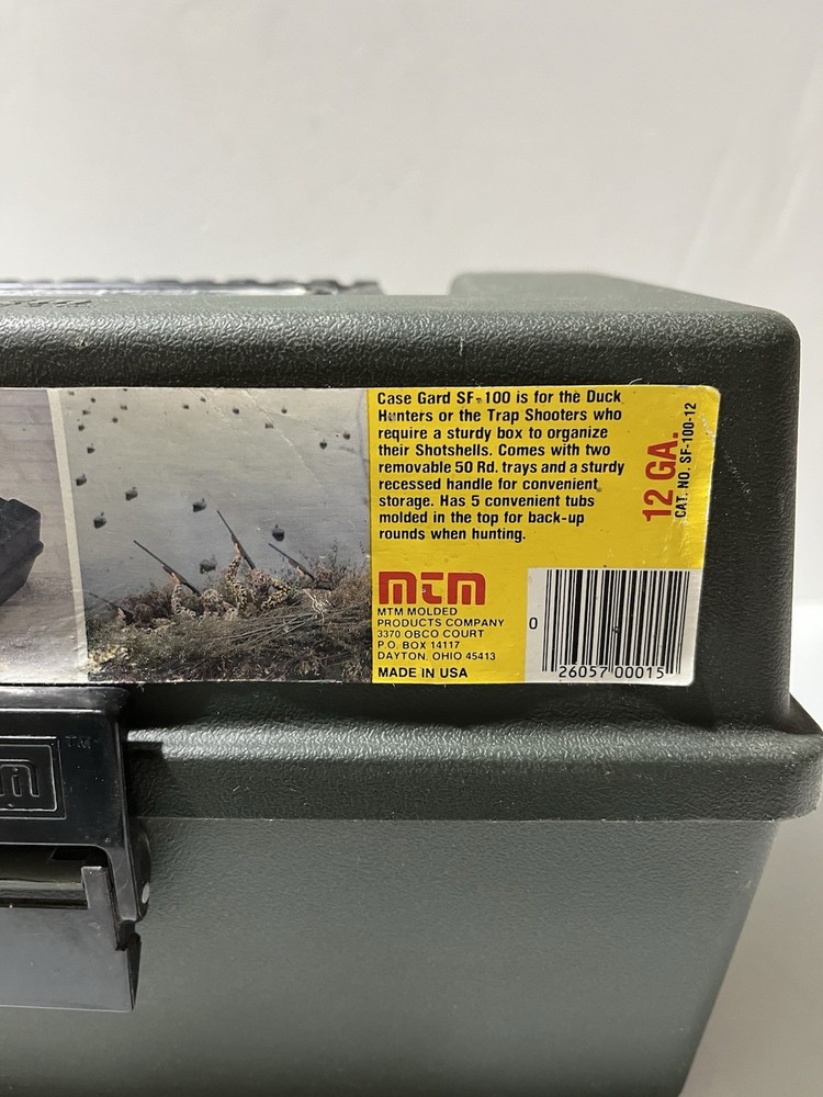 MCM Case-Gard SF100 Shotshell Box