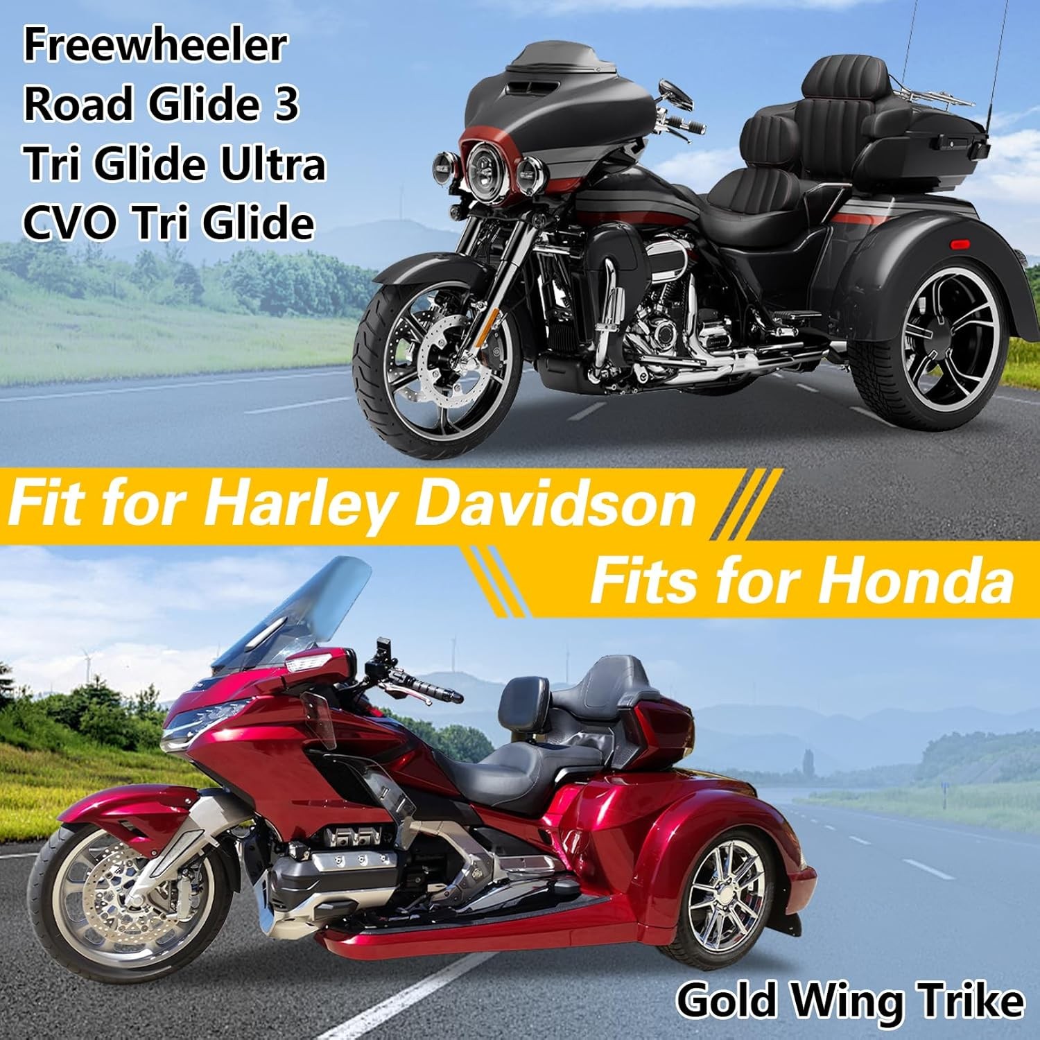 Motorcycle Cover for Trike Models Freewheeler Tri Glide Ultra and CVO Vers us