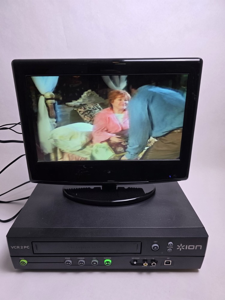 ION VCR 2 PC USB VHS Video to Computer Conversion System Digital Transfer Tested