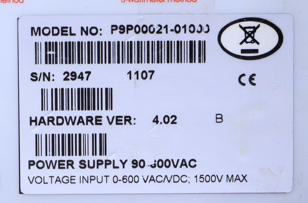 * MEGGER PA-9 PLUS P9P00021-01000 POWER ANALYZER