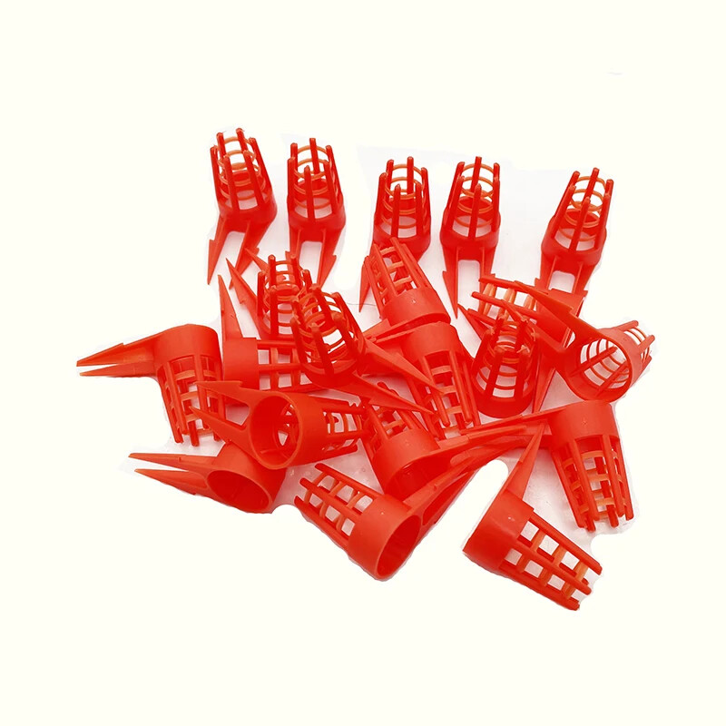 200 Pcs/Set Bee Queen Cap Protective Cell Cover Beekeeping Tools Plastic Cage