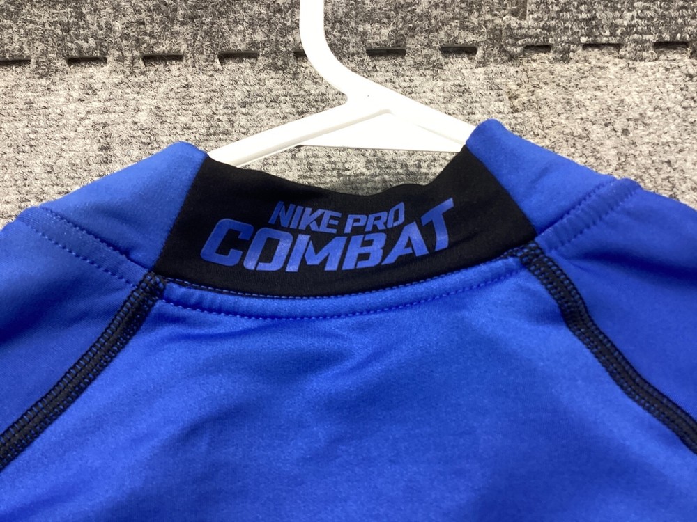 Nike Pro Combat 1/4 Zip Pullover Mens Large Hyperwarm Dri Fit Max Fitted Boxing