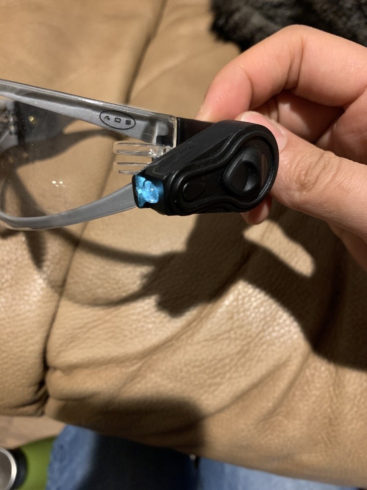 AO Safety Glasses Medium Z87 with Lights