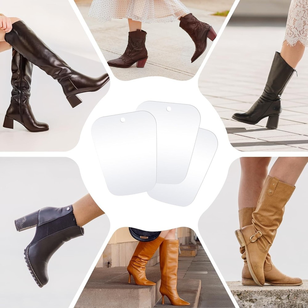 Boot Shaper Inserts PVC 10 Pieces Support Various Sizes Prevents Sagging Boots