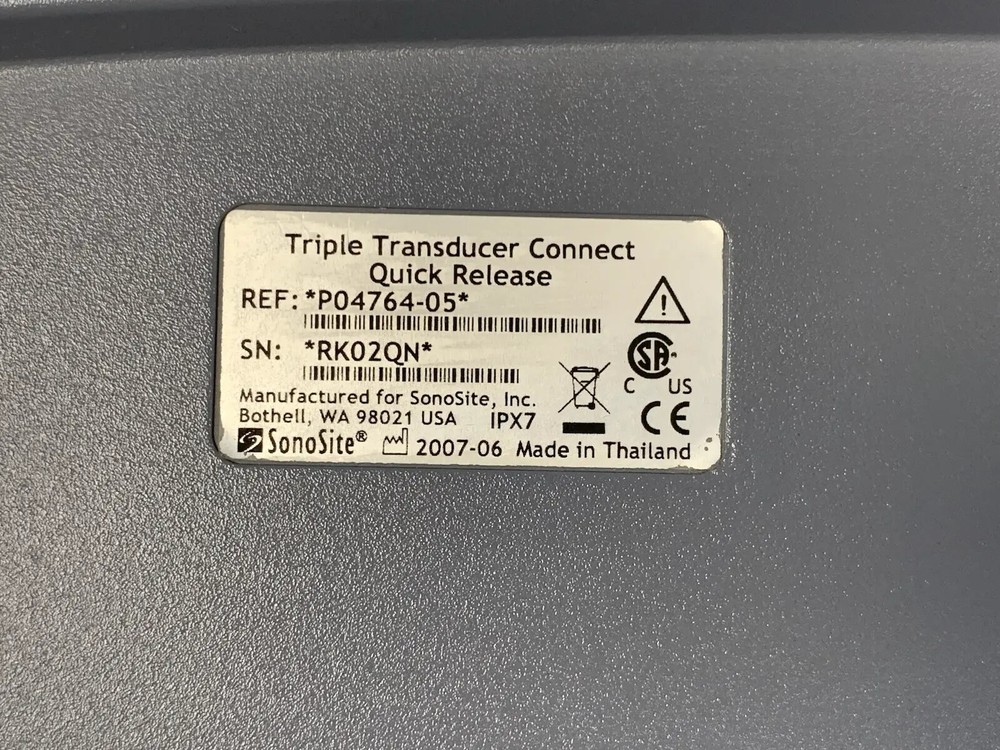 Sonosite Triple Transducer Connect Quick Release - P04764-05