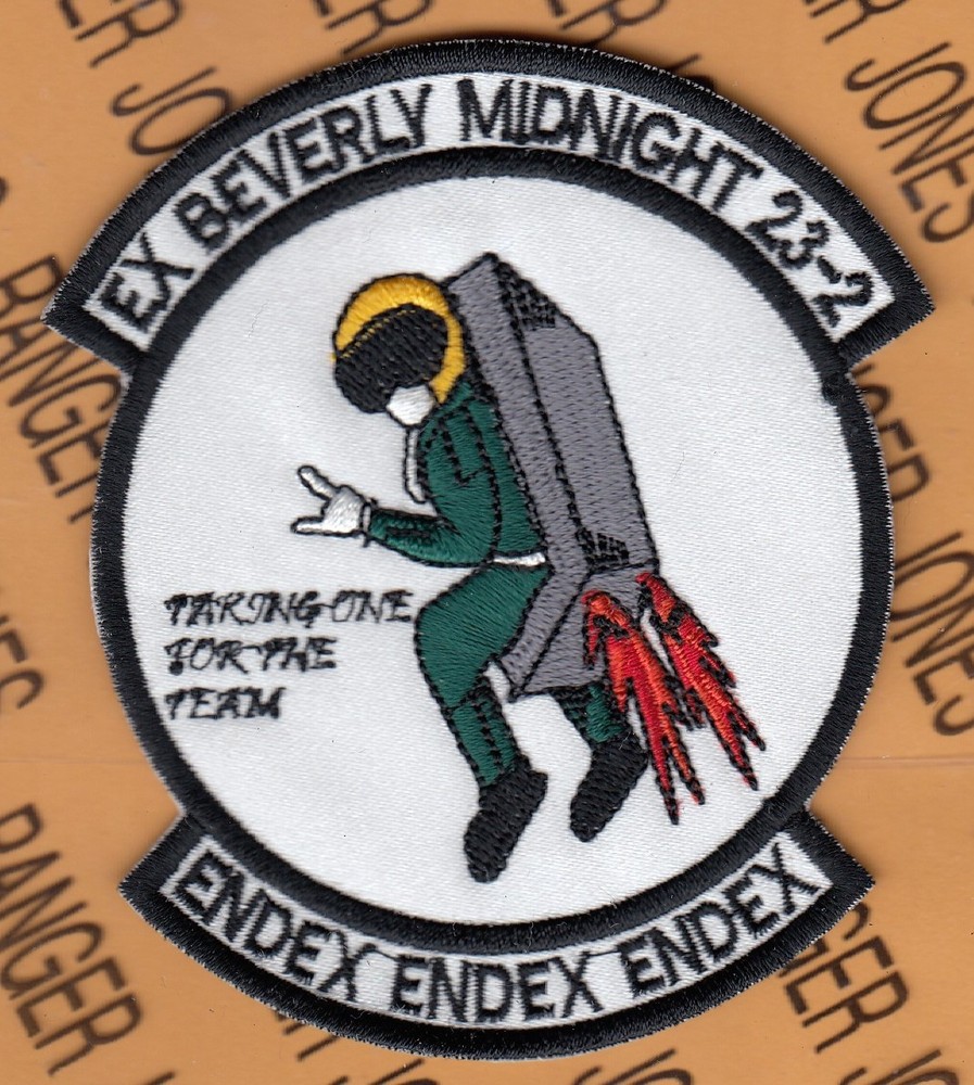 USAF Air Force ENDEX Ex Beverly Midnight 23-2 ~3.75" patch c/e