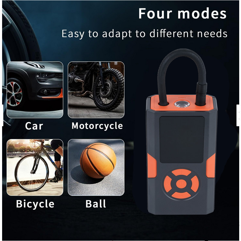 Portable Multi-function Tire Inflator Car Jump Starter Air Pump Air Compressor
