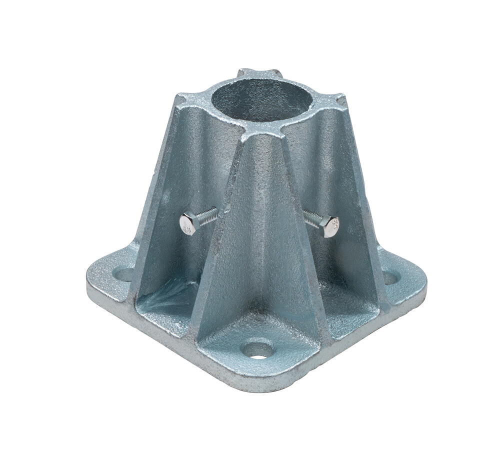 4 Pack 4"X4" Steel Safety Railing Single Mounting Socket for Construction Sites