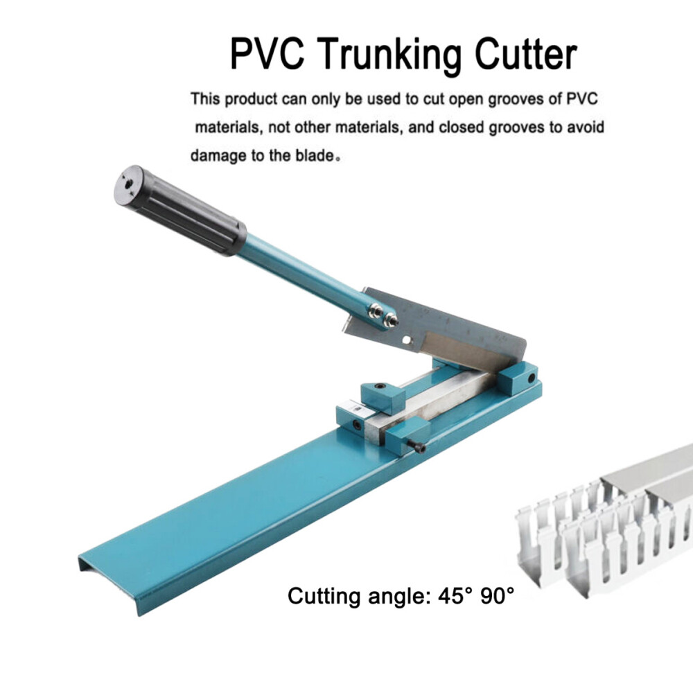 PVC Angle Adjustable Cutting Machine Trunking Cutter Manual Plastic Wiring Duct