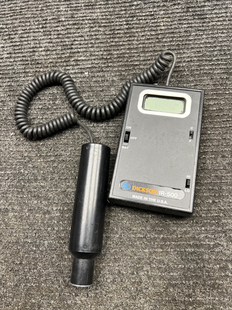 Used Dickson IR-500 Infrared Temperature Measuring Sensor 9V-DC