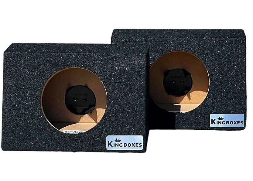 King Boxes 6.5" Speaker Enclosure Boxes (PAIR) - A65