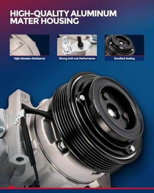 AC Compressor Clutch Kit, A/C Compressor Clutch Assembly 4710398 Replacement