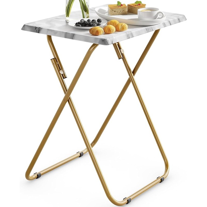 Multifunctional TV Tray Table Folding Snack End Table Space Saving Easy Clean US