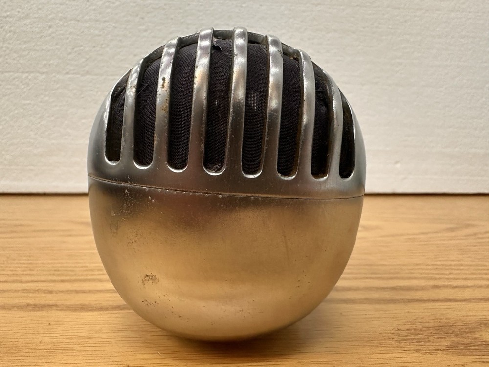 Vintage Shure 55 - 1940's "Fatboy" Dynamic Microphone, w/cable UNTESTED