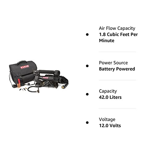 VIAIR 450P Automatic Stealth Black Portable Compressor Kit (45044)