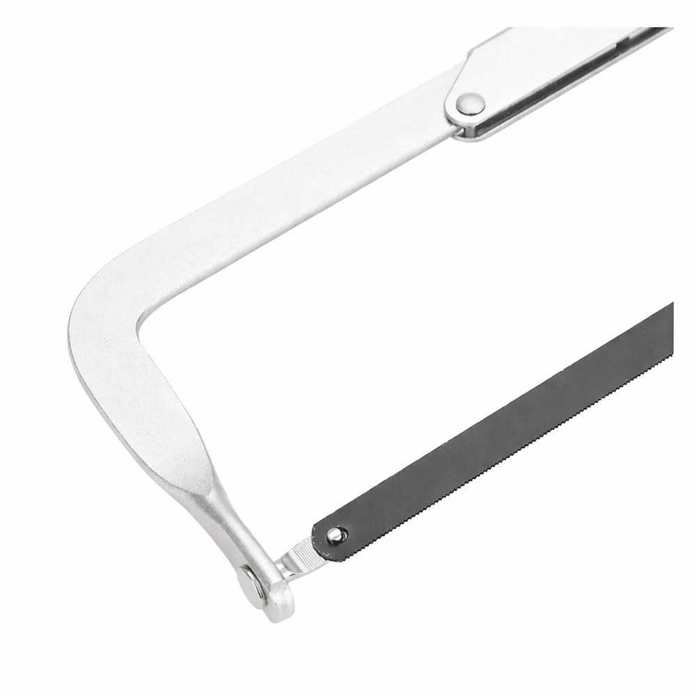 12" Adjustable Frame Hacksaw with Steel Handle & 12-Inch Blade