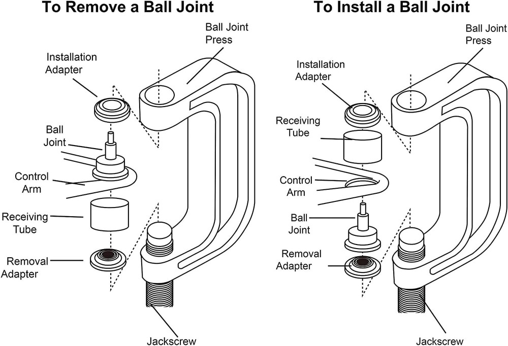 9Pcs Axle Nut Impact Socket Bundle Ball Joint Press U-Joint Removal Installer Ki