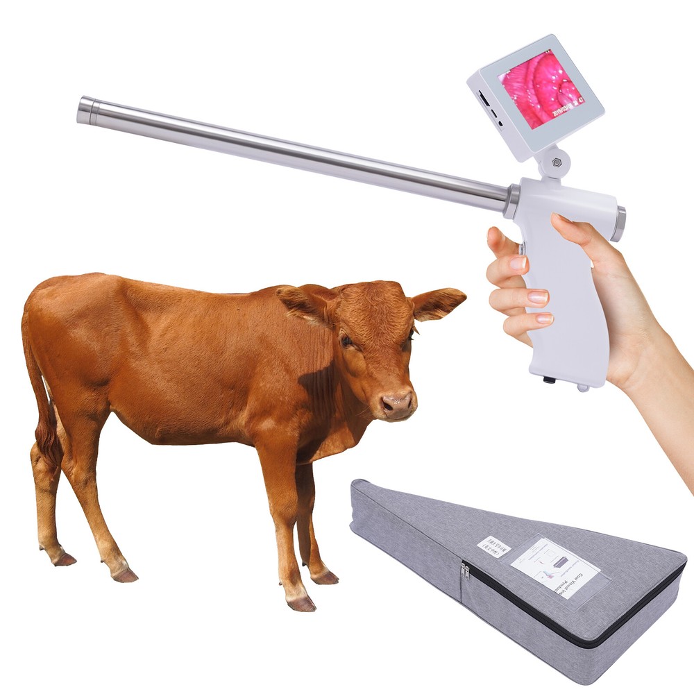 Insemination Kit For Cows Cattle Visual Insemination Gun Adjustable Screen
