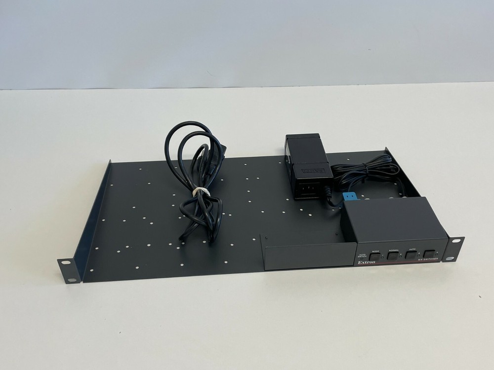 Extron MSW 4V A/V Switcher with Power Adapter Rack Mountable