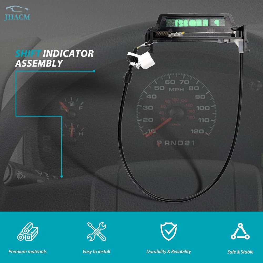 Gear Shift Indicator Assembly Compatible with Ford E-150 E-250 E-350 E-450 Super