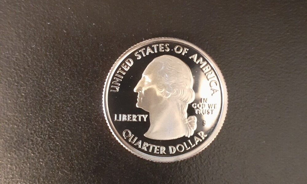 2004 S PROOF WASHINGTON QUARTER IOWA