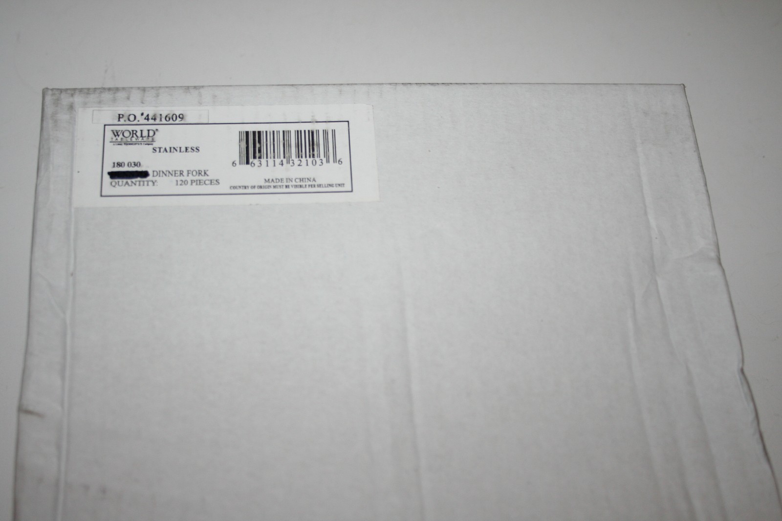 World Tableware Brandware by Libbey Food Service Dinner Fork 180 030 Box of 120