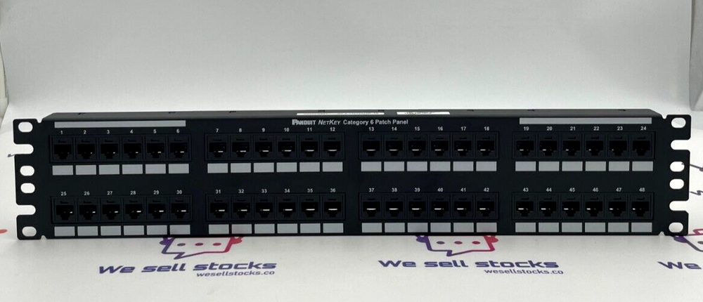 PANDUIT NK6PPG48Y NET KEY PUNCHDOWN PATCH PANEL