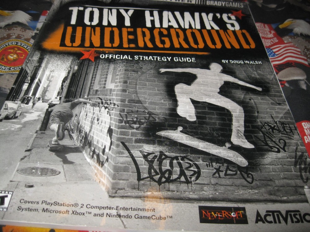 tony hawks underground guide book