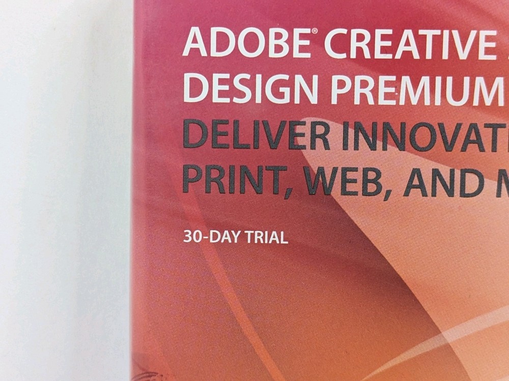 Adobe Creative Suite 3 Design Premium Macintosh/Windows OS 30 Day Trial Untested