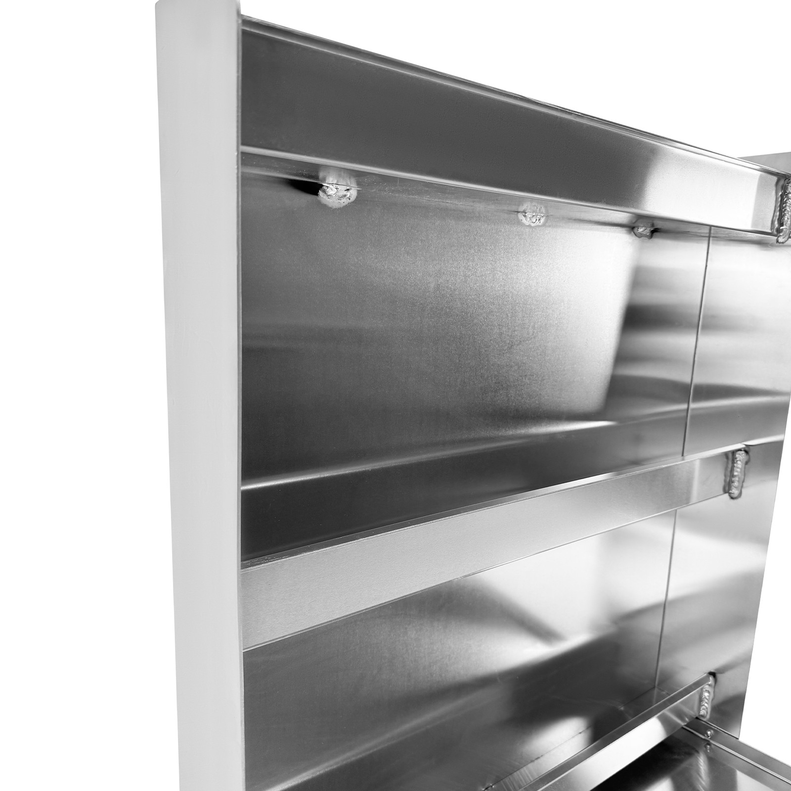 Aluminum Shelves Cabinet Garage Enclosed Trailer Storage Organizer Workstation