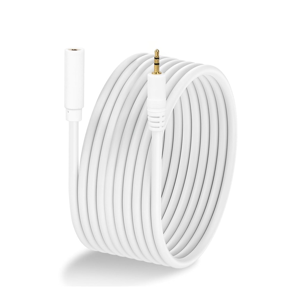 Sensor Extension Cable for U.S. Solid Alarm Water Leak Detector 19.7ft/6m