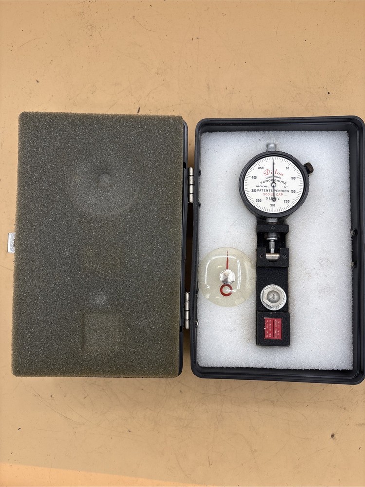 Vintage Dillon Universal Force Gauge – 500 lb Capacity – Model “U” - Untested