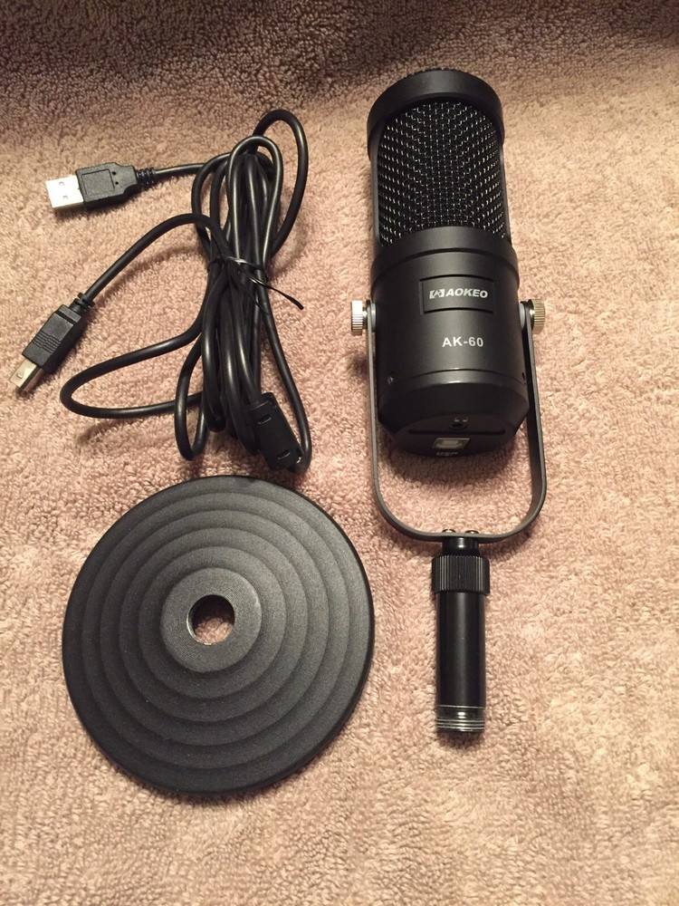 Microphone USB, Condenser Podcast Microphone for Computer