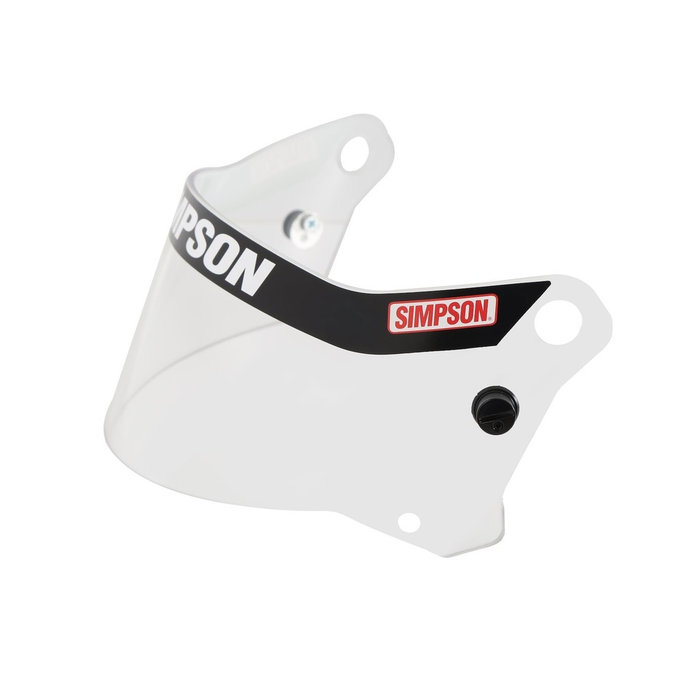 Simpson 89500A SD1 Helmet Replacement Shield Antifog/Scratch - Clear Clear
