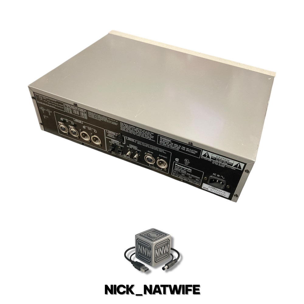 Panasonic SV-3800 DAT Digital Audio Tape Recorder Pro Studio Deck