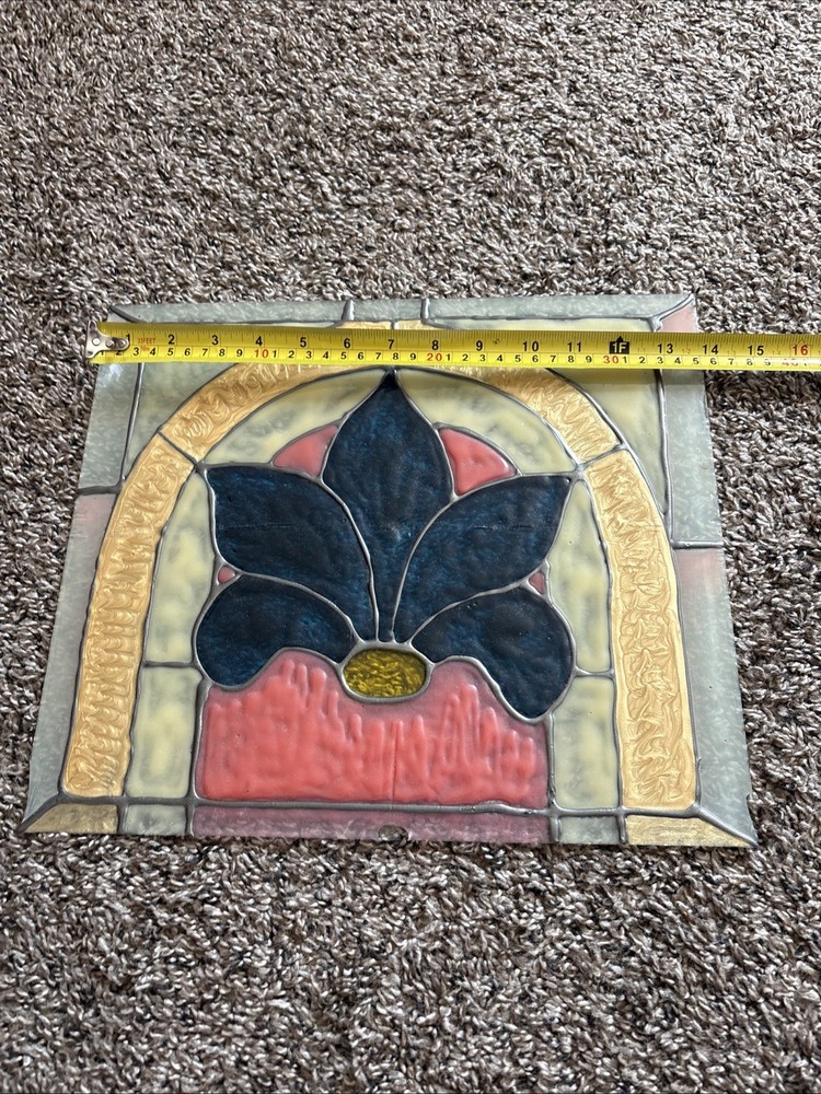 Faux Stained Glass Panel 12x14