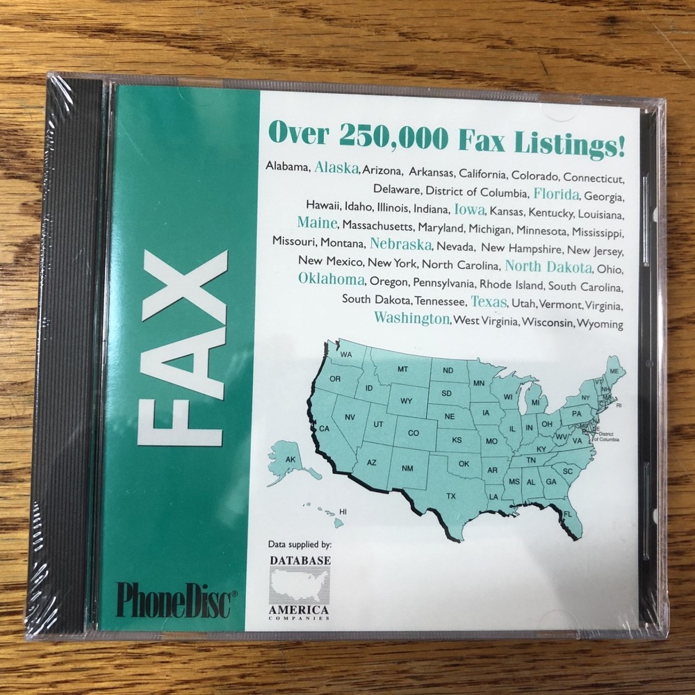 FAX PhoneDisc / Macintosh Computer Software
