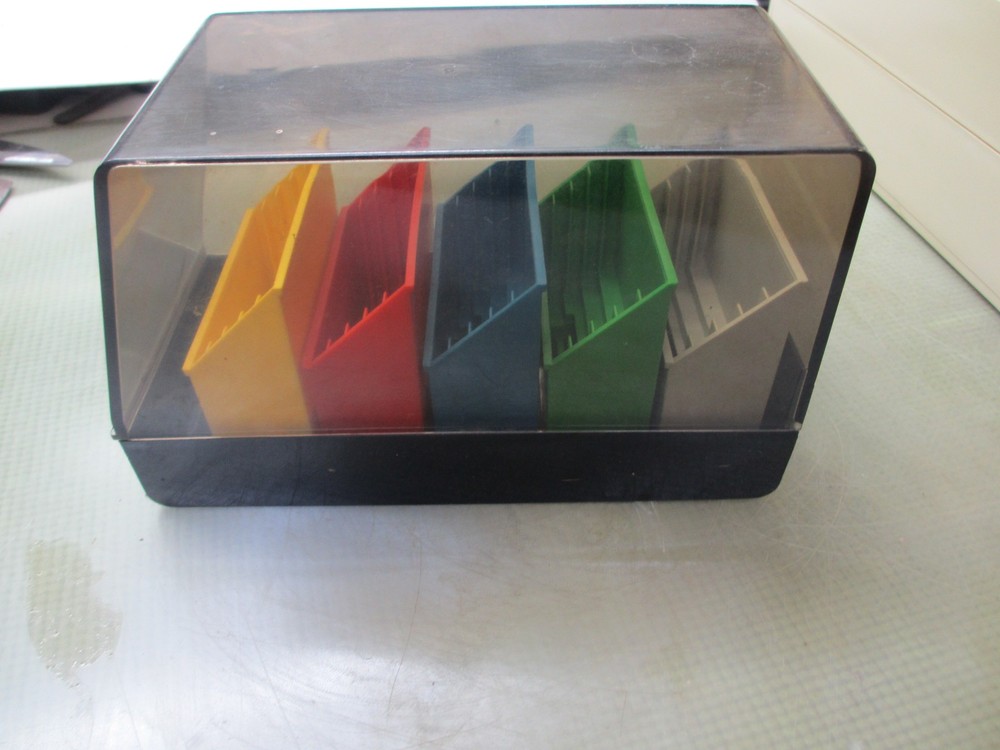 Vintage SRW Microdex 25 Floppy Disk Case for 3.5 inch Computer Disk