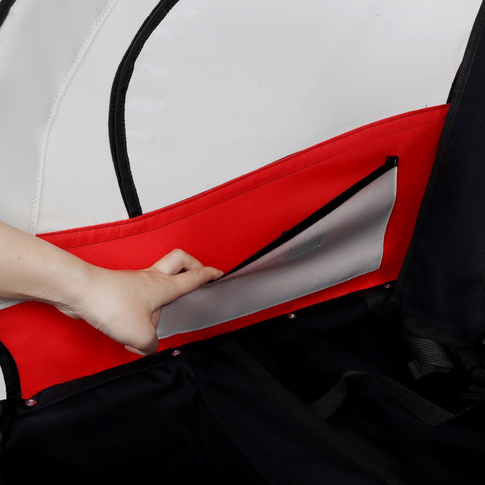 Double Stroller 5-Point Harness Foldable Swivel Front Wheels Storage Bag