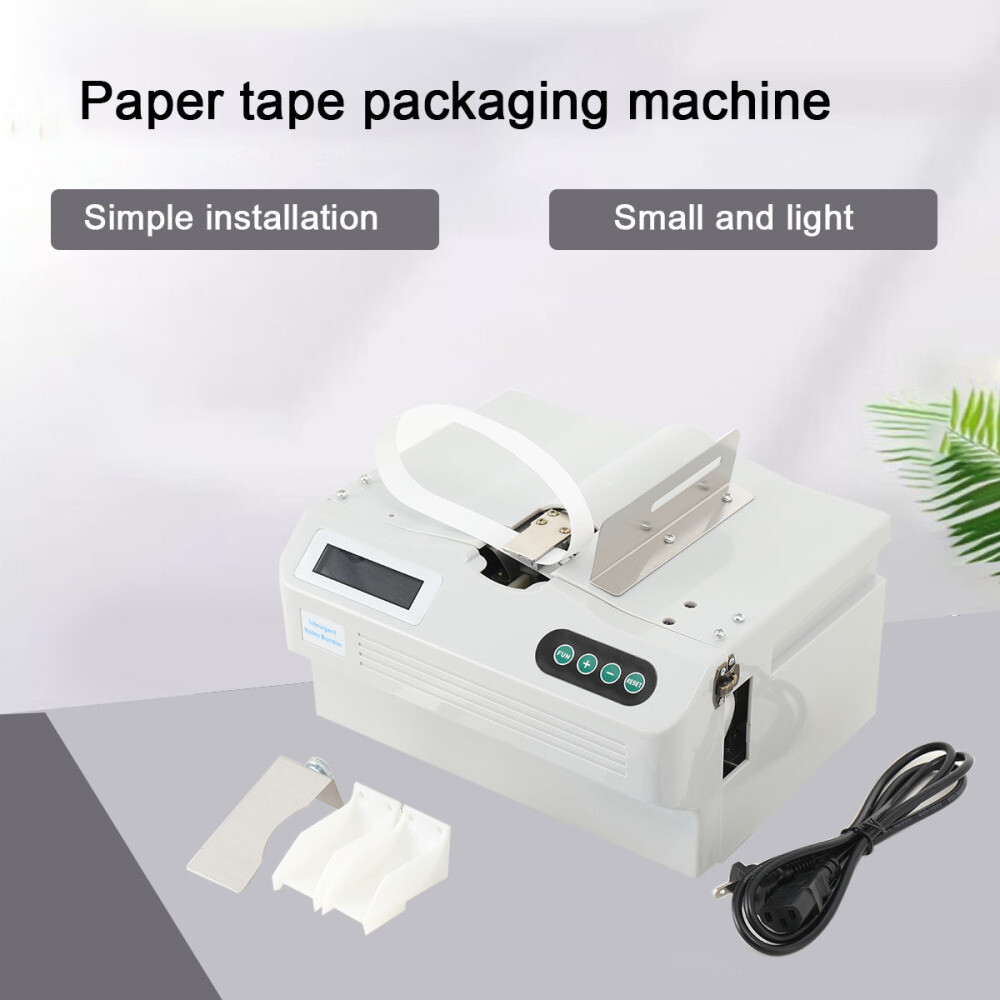 Automatic Small Banknote Binding Machine Strapping Bundling Money Packer 110V
