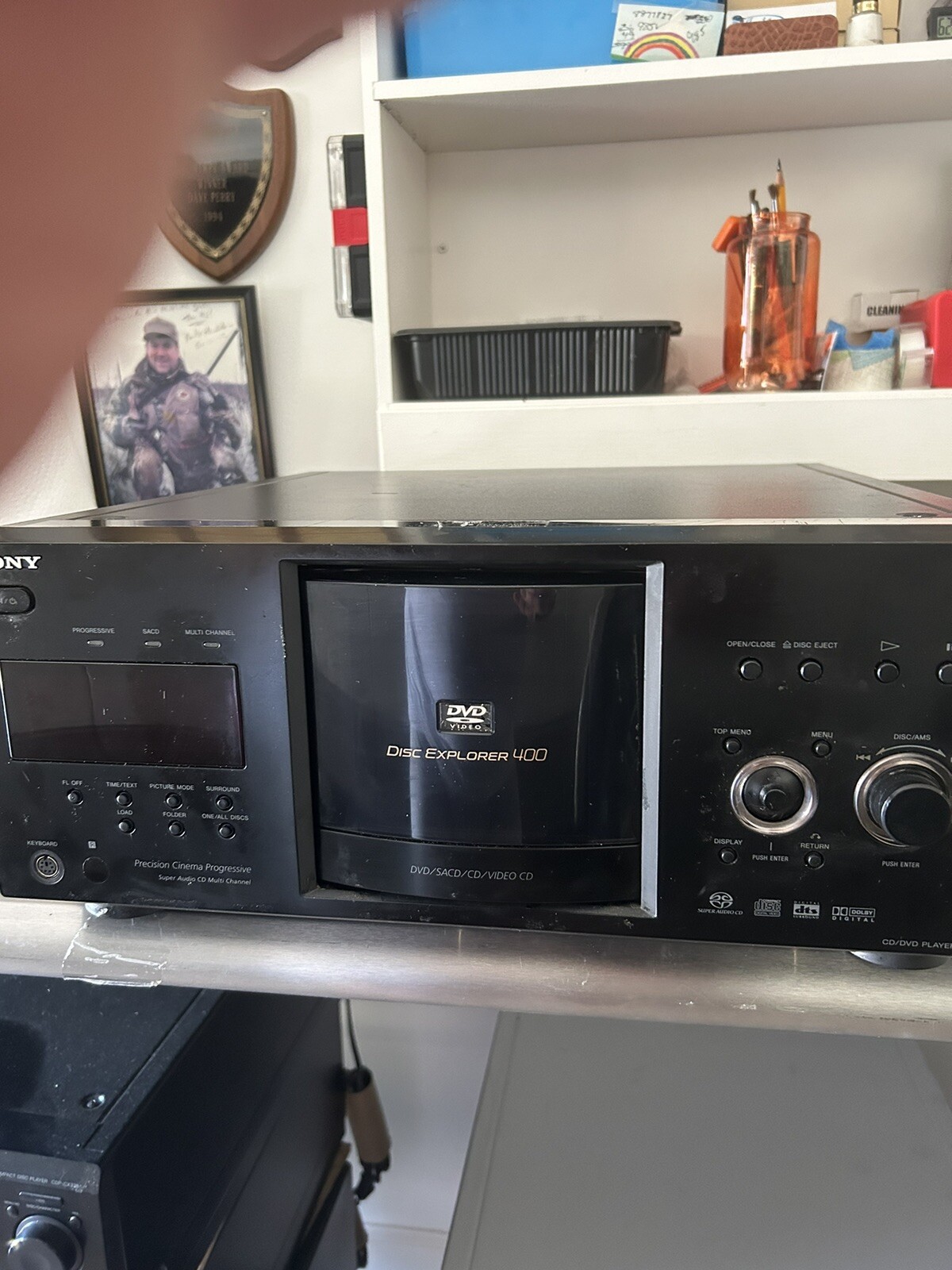 SONY  CD/DVD PLAYER DVP-CX 985V   S/N-8841898  GUARANTEED GREAT WORKING ORDER