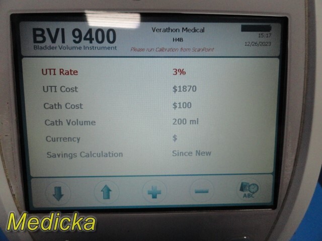 Verathon BVI9400 Bladder Scanner Console ONLY (Ref 0570-0190) ~ 33343