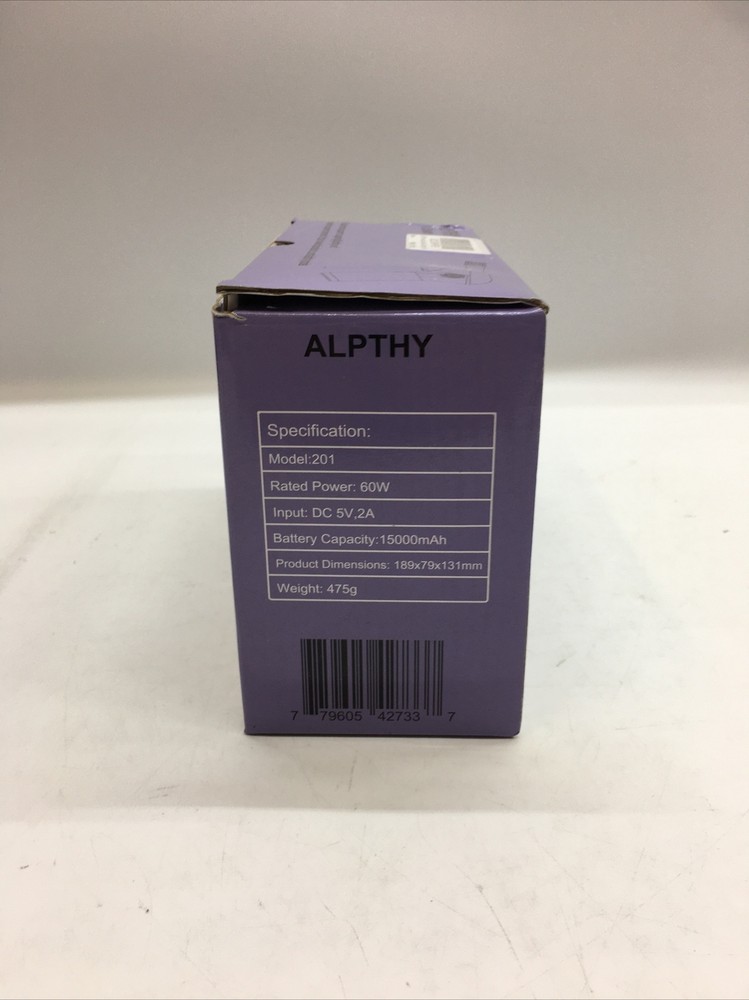 ALPTHY Brush Type Air Duster Black - OPEN BOX