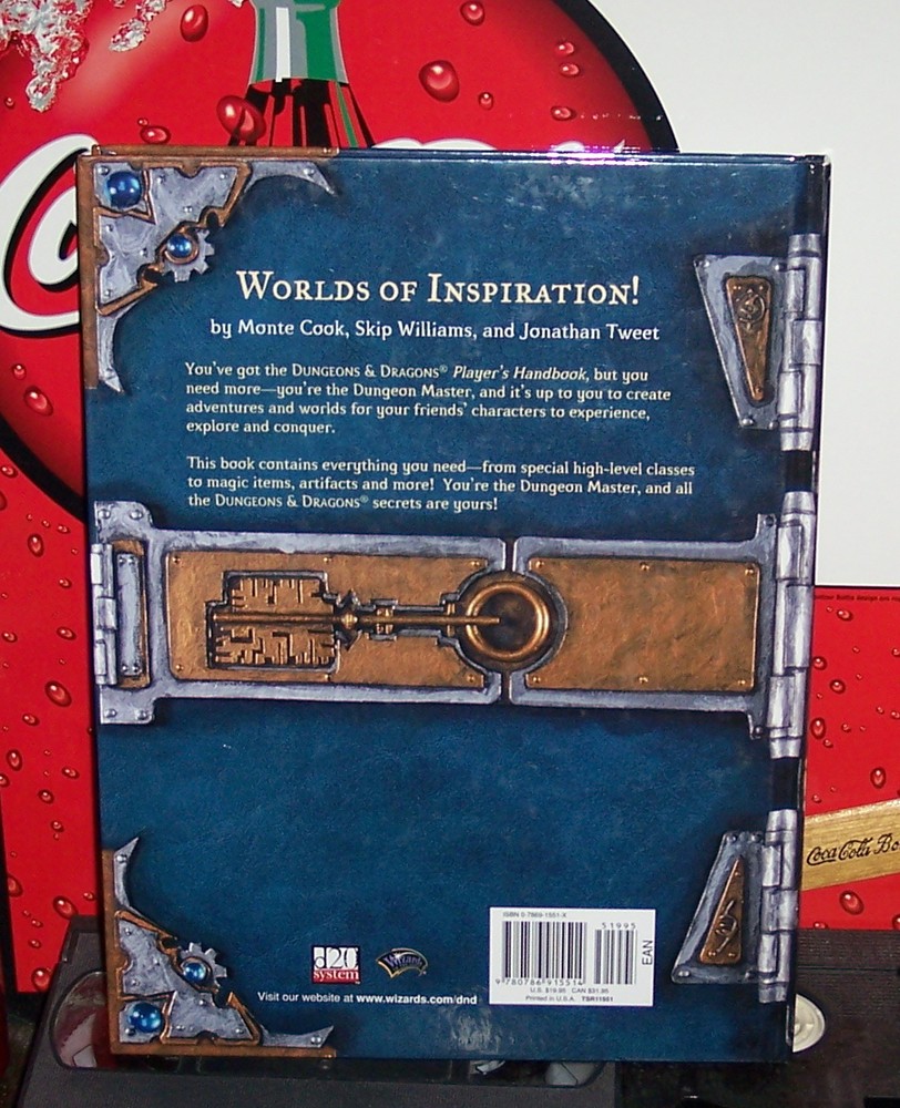DUNGEONS & DRAGONS MASTER'S GUIDE CORE RULEBOOK 2 SEPTEMBER 2000 1ST PRINTING