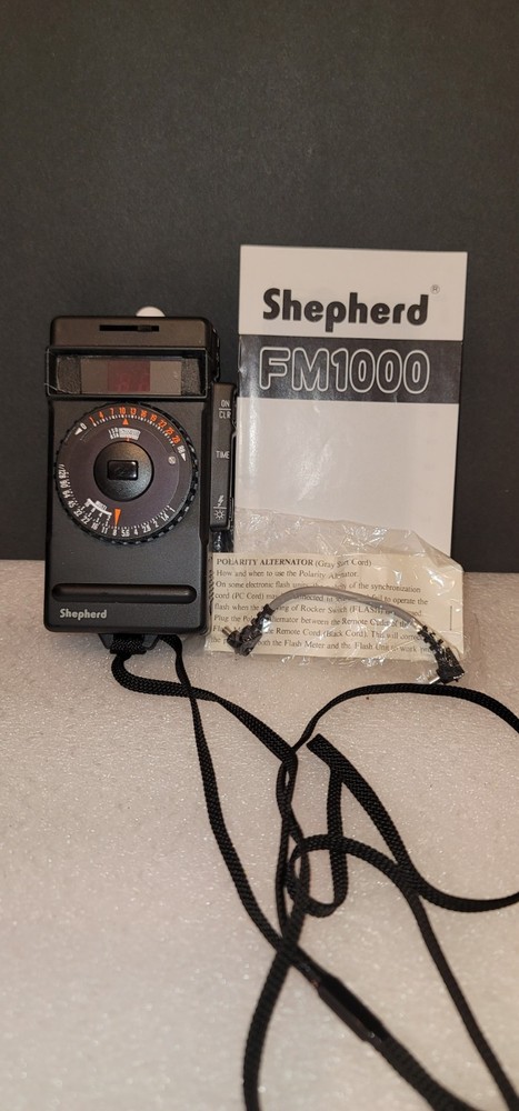 Shepherd Dual Flashmeter FM-1000 Untested W/manual, Instructions And Carrying...